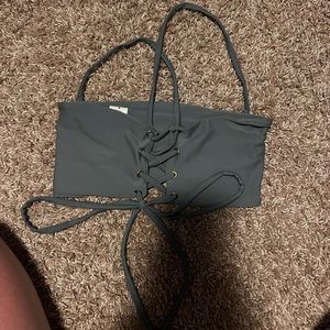 Mandalynn gray swim top size M